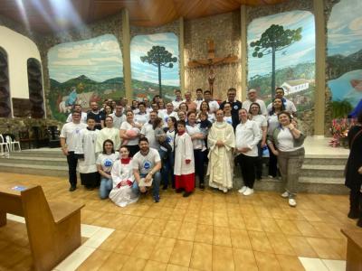 Fé e devoção marcam o 4º dia da Novena em honra a Nossa Senhora Aparecida em Laranjeiras do Sul